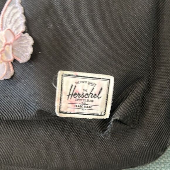 Herschel Butterfly & Floral Black Backpack - Picture 3 of 6